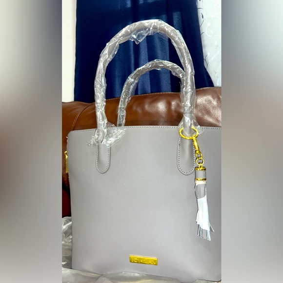 JOY & IMAN Fashionably Functional Leather Pop Tote (BRAND NEW) - Picture 11 of 15